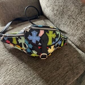 Chrome Heart Mini Cross Shoulder Bag